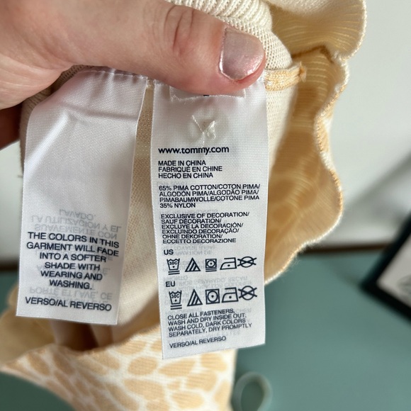 Tommy Hilfiger Animal Print Cardigan - Size XS - Picture 6 of 6